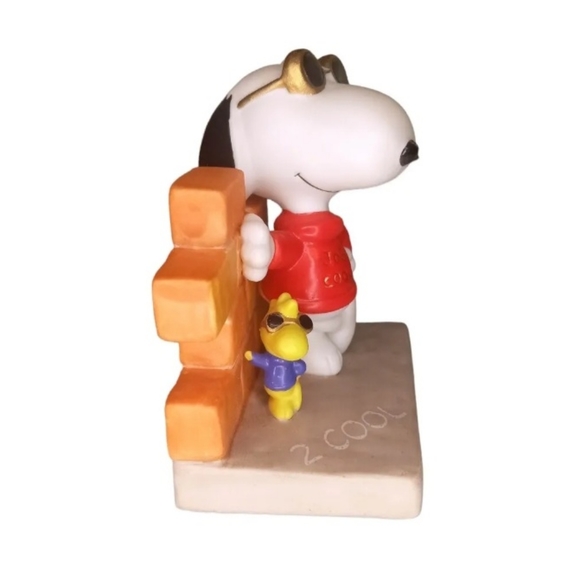 2000 Snoopy & Woodstock "Joe Cool & Friends" Hallmark Peanuts Figurine - Picture 5 of 11